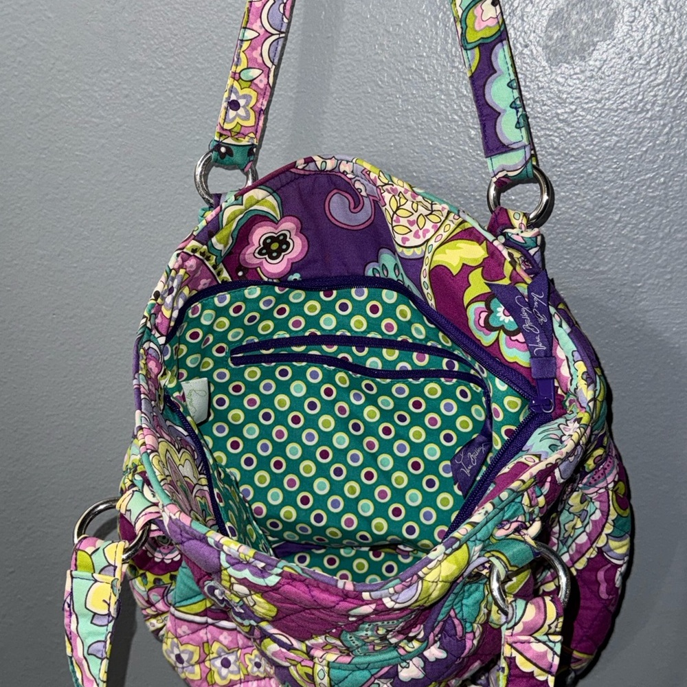 Vera Bradley Plum Crazy Pattern - Picture 5 of 5